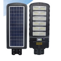 Lampa Solara Stradala, Dreptunghiulara 600W cu 12 Celule Telecomanda si Suport Metalic, Lumina Puternica