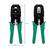 Cleste profesional pentru sertizat mufe RJ45, RJ12, RJ11 – 195 mm