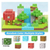 Blocuri magnetice de constructie 3D , 2.5 cm, 75 piese
