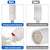 Set 100 bucati cuie rotunde de otel pentru pistol manual pentru fixarea cuielor pe perete