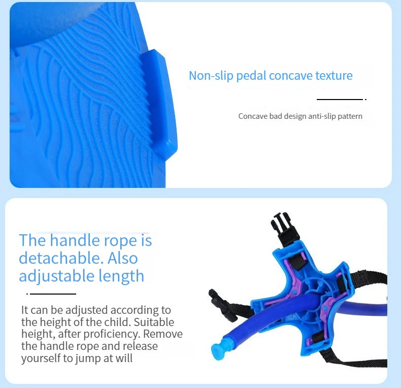Jucarie de sarituri anti-alunecare pentru copii cu mâner de prindere ușoara, 38 x 80 cm