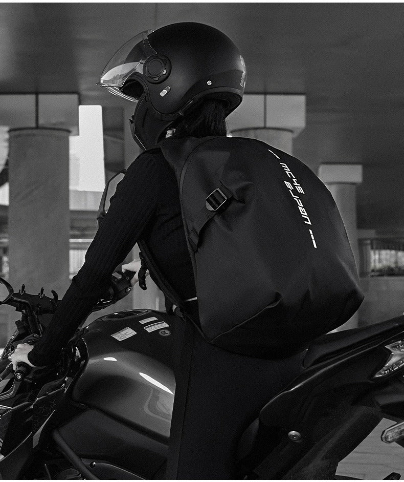 Rucsac Moto 35L impermeabil, compartiment casca & design urban