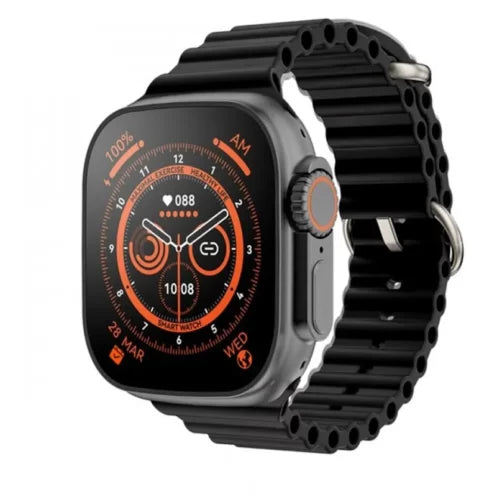 Ceas inteligent SmartWatch Z68 Ultra, compatibil cu orice telefon, apel Bluetooth, incarcator wireless, metal