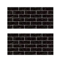 Placa autoadeziva decorativa 30x60 pentru perete, model caramida neagra