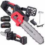 RESIGILAT - Drujba electrica cu lant 12 inch, cu 2 Acumulatori, 48 V, Lithium, 4800rpm, 305mm