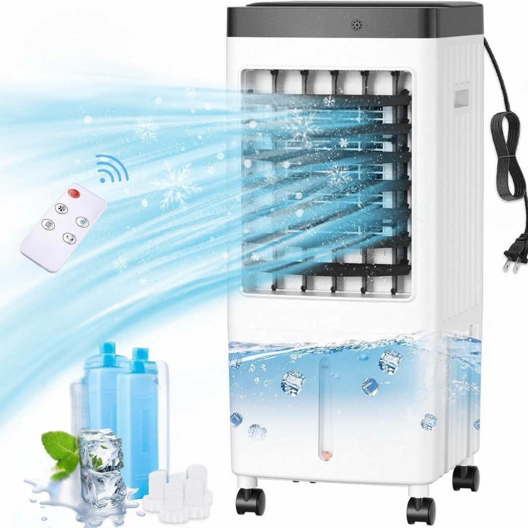 Aer conditionat portabil JT-909, 65W, 6L, cu telecomanda si functie de oscilare