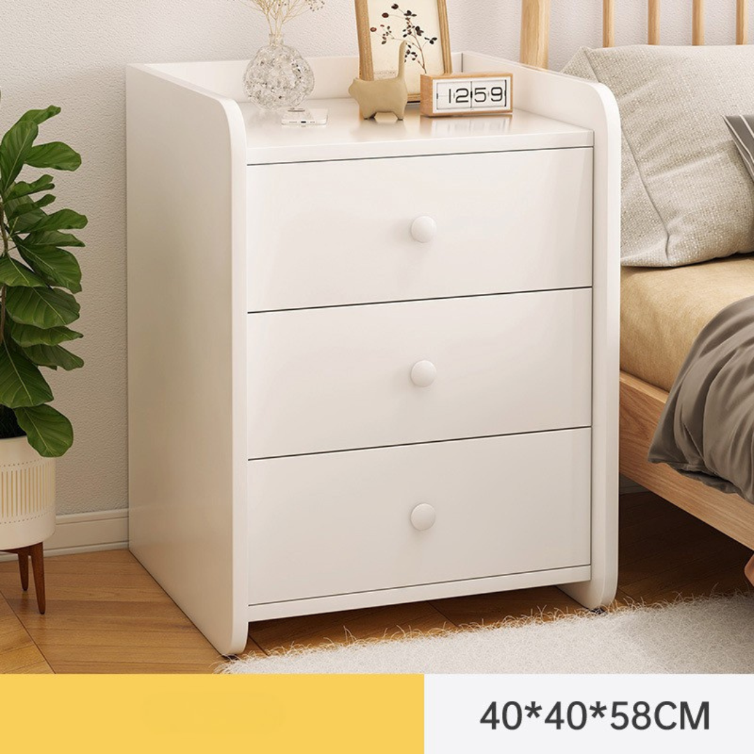 Noptiera minimalista cu 2 sau 3 sertare