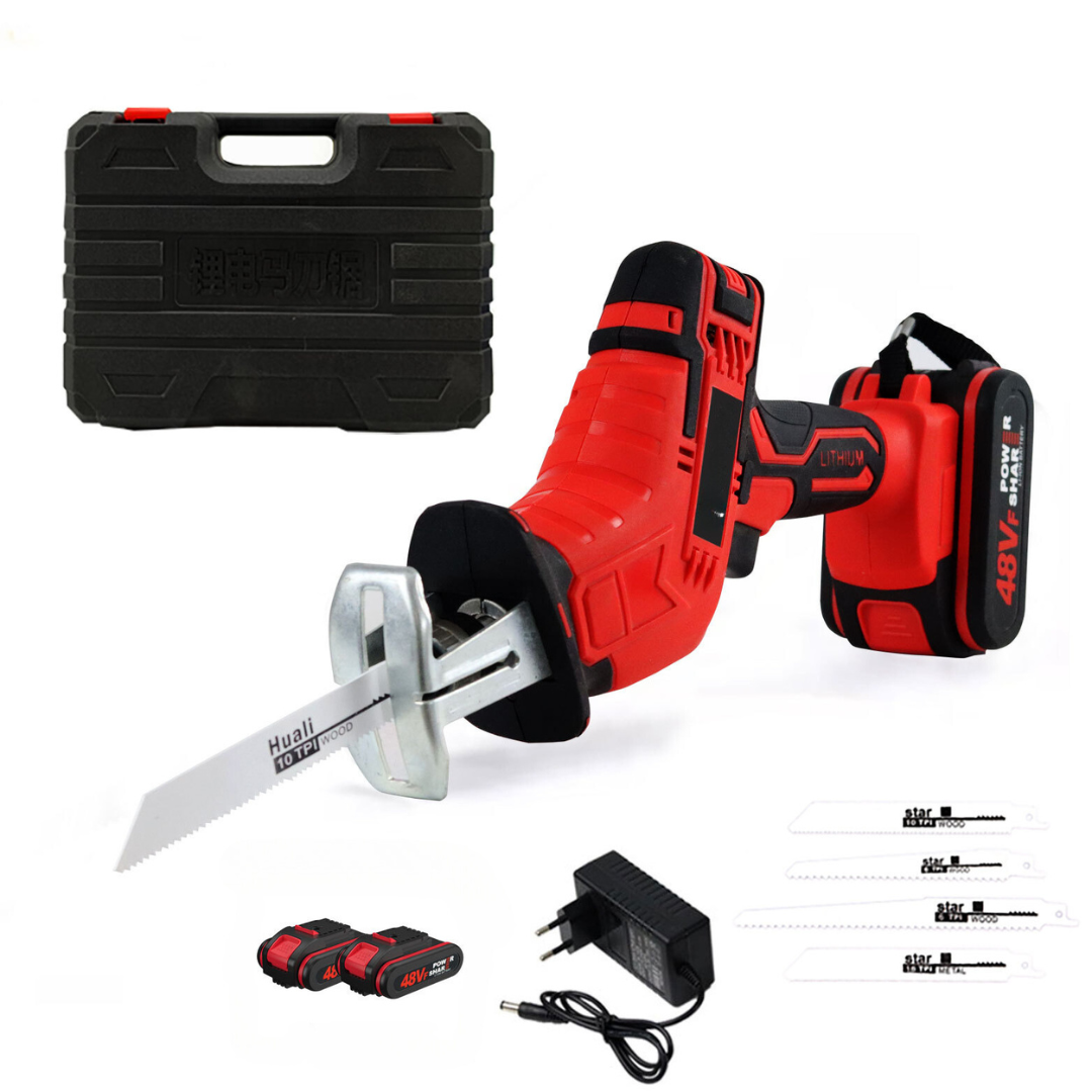 Fierastrau electric sabie, cu 2 acumulatori, 36V, 4 panze