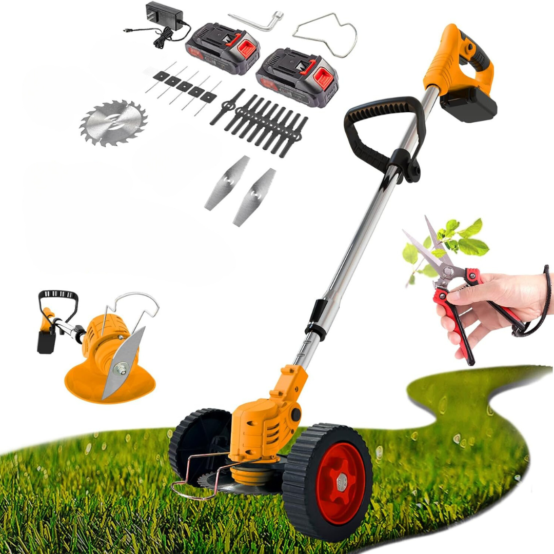 Motocoasa electrica 48V, 4000 mAh, 18000 RPM, cu acumulatori