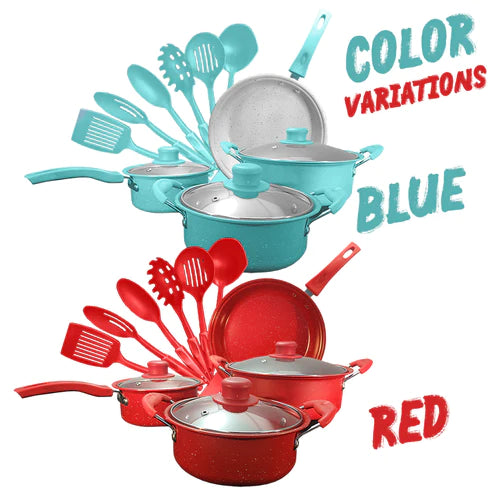 Set oale si ustensile bucatarie pentru gatit, 13 piese