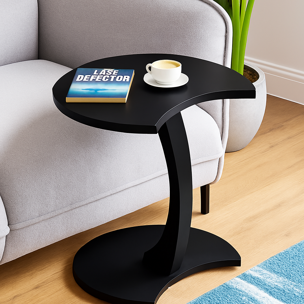 Masuta rotunda cu roti, 45 x 56 cm, design ergonomic si stabil