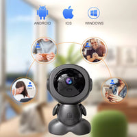 Camera de Supraveghere Robot WIFI 3MP Full HD 1080P Babymonitor Vedere Nocturna Rotire 355° - detaliu produs
