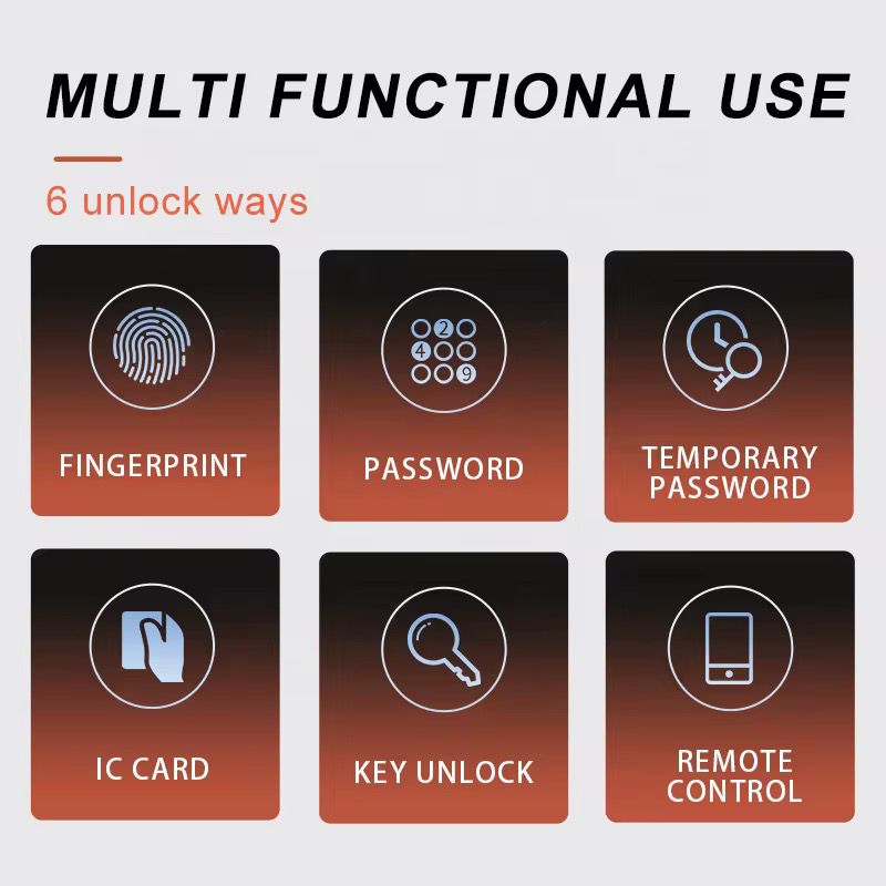 Incuietoare Inteligenta Cerradura Security cu Amprenta Digitala Biometrica Parola 5 in 1 - detaliu produs