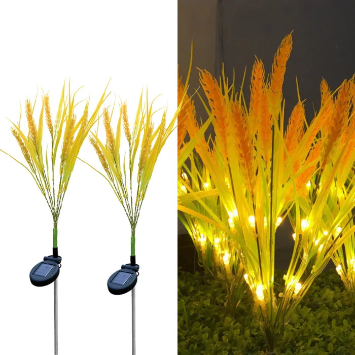 Set 2 Lampi Solare Decorative Spice de Grau M374-16 60cm IP66 LED Senzor Lumina - detaliu produs