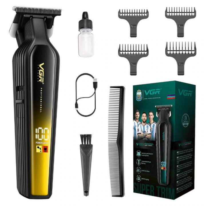 VGR V-930 Trimmer Profesional pentru Par Barbier Lama Ceramica 0.1-2.0mm - detaliu produs
