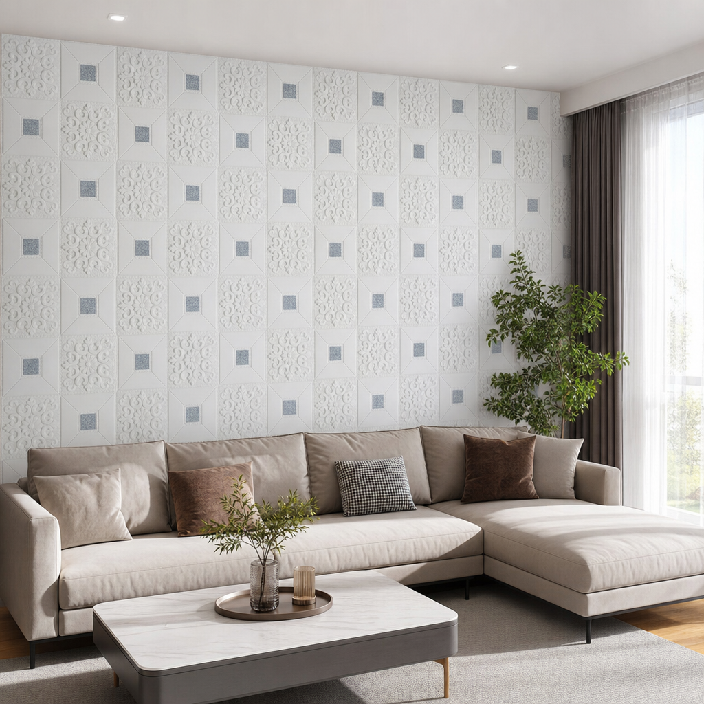 Tapet Decorativ Premium Autoadeziv Perete Salon Dormitor Bucatarie - in context de utilizare