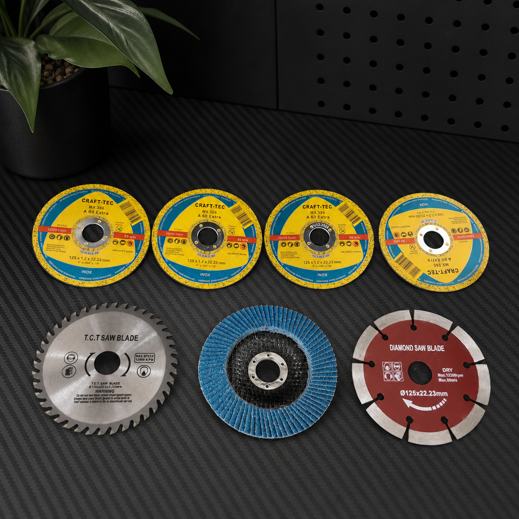 Set Discuri Abrazive pentru Polizor 125mm Granulatie Mixta 10 Bucati - in context de utilizare