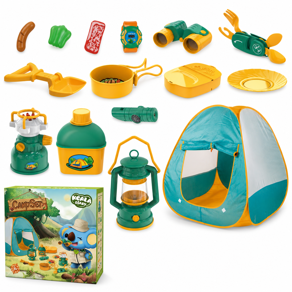 Set cort pentru camping, 19 piese - detaliu produs