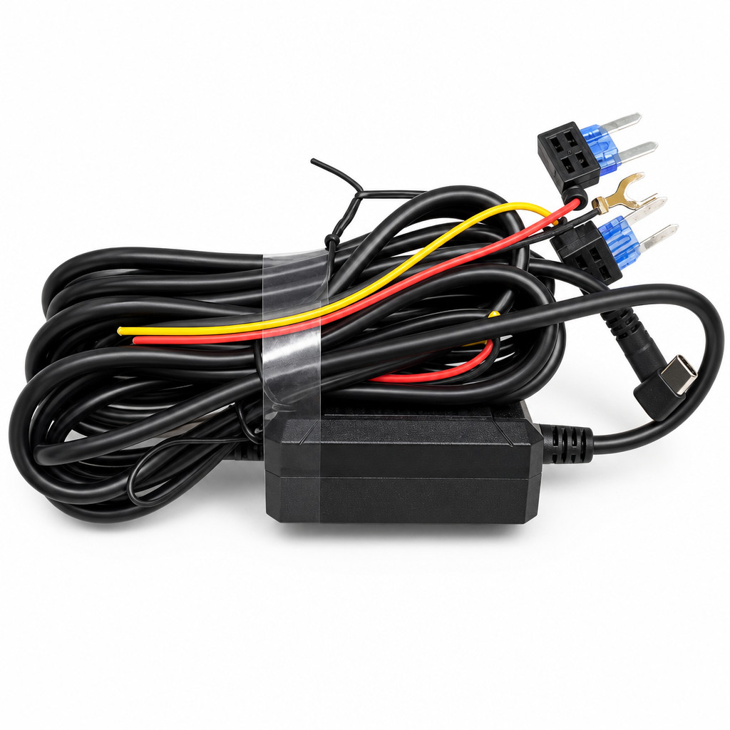 Cablu ACC Hardwire Kit USB-C pentru Cameră Auto DVR – Alimentare 12V–24V, Monitorizare Parcare 24H - detaliu produs