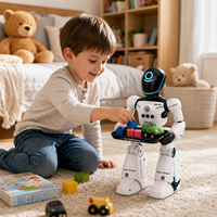 Robot Interactiv XR-G7 pentru Copii cu Comenzi Vocale Senzor Gesturi Telecomanda Muzica Dans - in context de utilizare