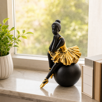 Statuetă Decorativă Balerină, Rășină Finisată – 23 × 8 cm - in context de utilizare