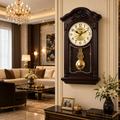 Ceas de Perete Premium cu Pendul și Funcție Muzicală – 50 × 27 cm