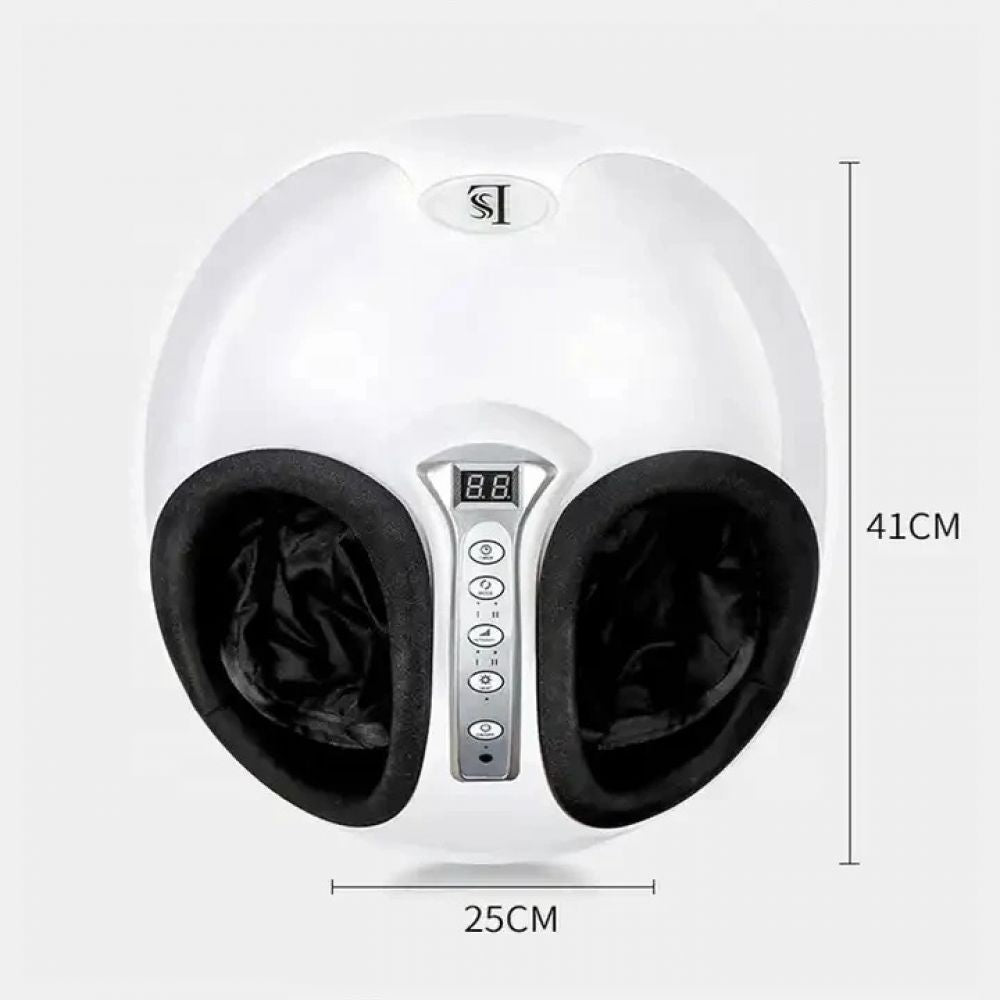 Aparat de masaj Shiatsu pentru picioare, afisaj LED, compresie aer cu incălzire, 3 Niveluri, ameliorarea durerii și tensiunii, picioare obosite, relaxarea mușchilor