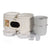 Aparat electric multifunctional, RAF R5419, pentru gatit orez in stil asiatic, 800W, 4L, 14 functii, 2 compartimente, alb-bej