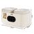 Aparat electric multifunctional, RAF R5419, pentru gatit orez in stil asiatic, 800W, 4L, 14 functii, 2 compartimente, alb-bej