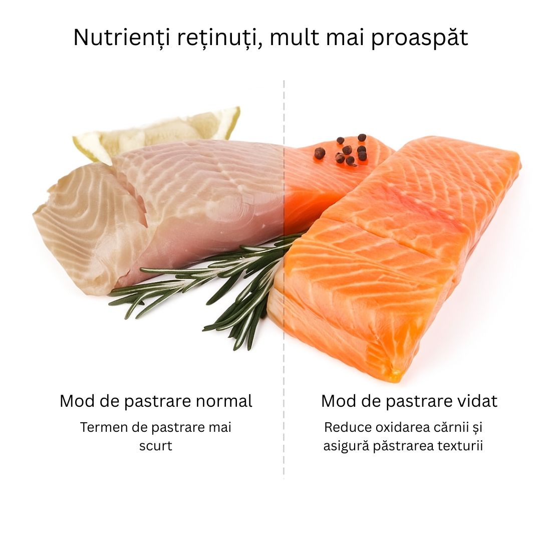 Aparat portabil de vidat si sigilat alimente cu afisaj digital – sigilare automata in 20 secunde + 10 pungi incluse