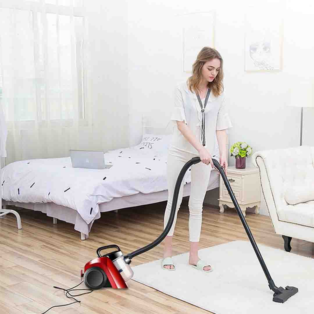 Aspirator Cyclon Sonymax, fara Sac, capacitate 2L, putere 1300W, Rosu