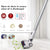 Aspirator fara fir, RAF R8669, 120 W, vertical si de mana, 2 in 1, 54-126 cm lungime, 16 cm latime, alb