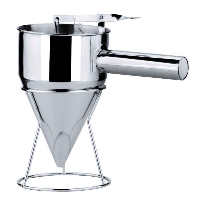 Dispenser Aluat Otel Inoxidabil 500ml cu Suport Argintiu 14.5x11.5x16cm - detaliu produs
