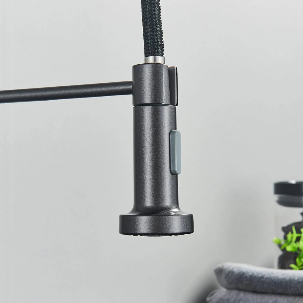 Baterie profesionala, cu dus flexibil, 2 functii de curgere a apei