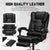 Scaun de Birou Ergonomic Directorial, Piele Ecologică, Recliner și Suport pentru Picioare