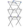 Uscator de rufe pliabil cu 3 niveluri, suport metalic pentru haine, 135 x 60 x 45 cm