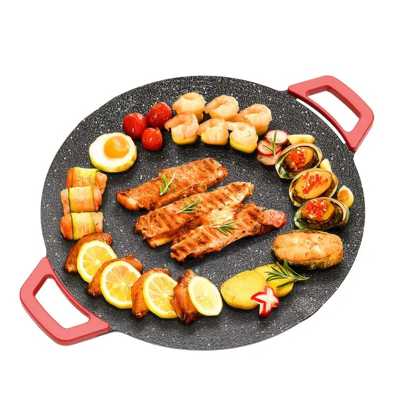 Plita rotunda Coreeana Electrica – 36 cm, 1800W, antiaderenta