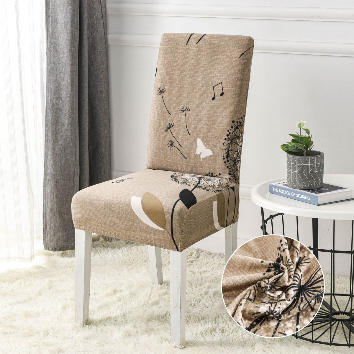 Set 6 huse universale, elastice, pentru scaun