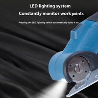 Foarfeca Electrica pentru Cartoane, Textile si Piele, cu LED, Lama Otel si Baterie Reincarcabila 2300mAh - imagine 5