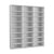 RESIGILAT - Biblioteca cu 24 de rafturi, design modern, spațiu generos, calitate superioară 101.8 x 16,3 x 178 cm