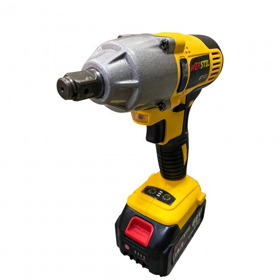 Bormasina de impact cu 2 acumulatori 98Vf 5AH, trusa