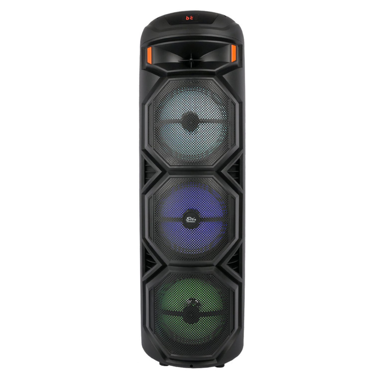 Boxa karaoke portabila Bluetooth cu microfon wireless, lumini LED RGB, 8 inch, ideala pentru petreceri si evenimente