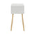 Noptiera cu picioare retro – 44 x 29 x 18 cm – cu raft de depozitare si design vintage