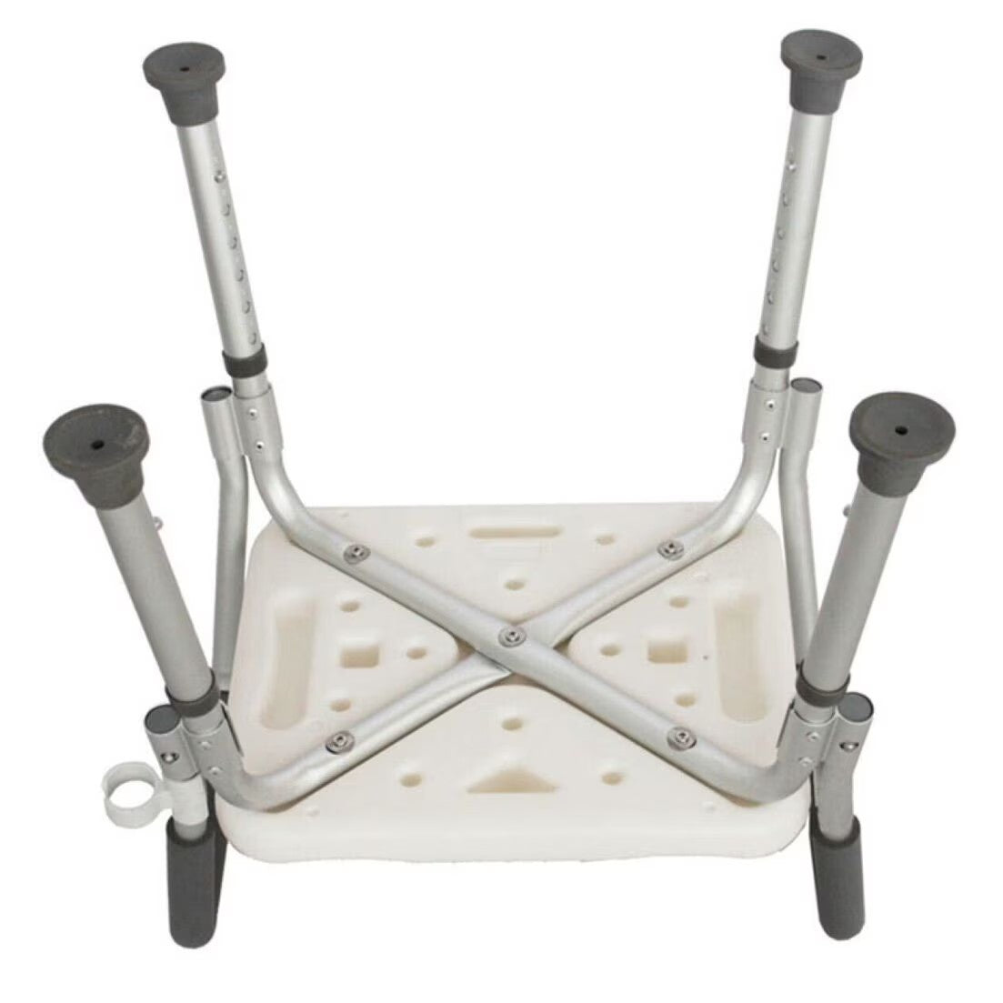 Scaun de Dus Multifunctional Polietilena Sezut Antiderapant Manere Detasabile Inaltime Ajustabila 37.5-49.5cm - imagine principala