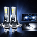 Set 2 becuri auto LED H7 – 12 LED-uri SMD, 120W, lumina alba 6000K