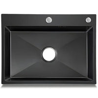 Chiuveta de Bucatarie Profesionala, Inox, 72x48x25 cm - imagine 10