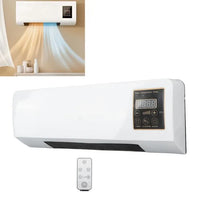 Mini aer conditionat cu ventilator, 2 in 1, 55 cm, Rece/Cald, 16 - 40 grade, 1800W, cu telecomanda, Alb - imagine 3