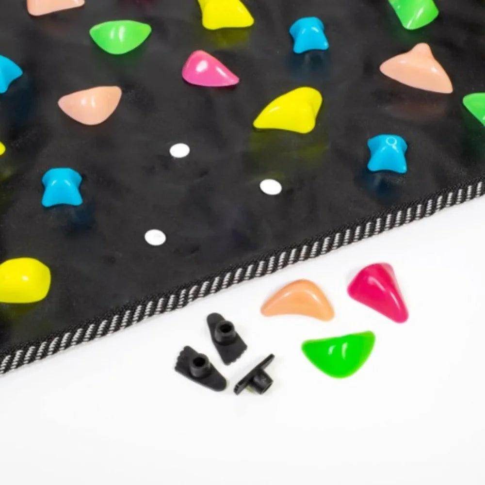 Covor de masaj prin presopunctura, pentru picioare, lungime 135x35cm, Negru