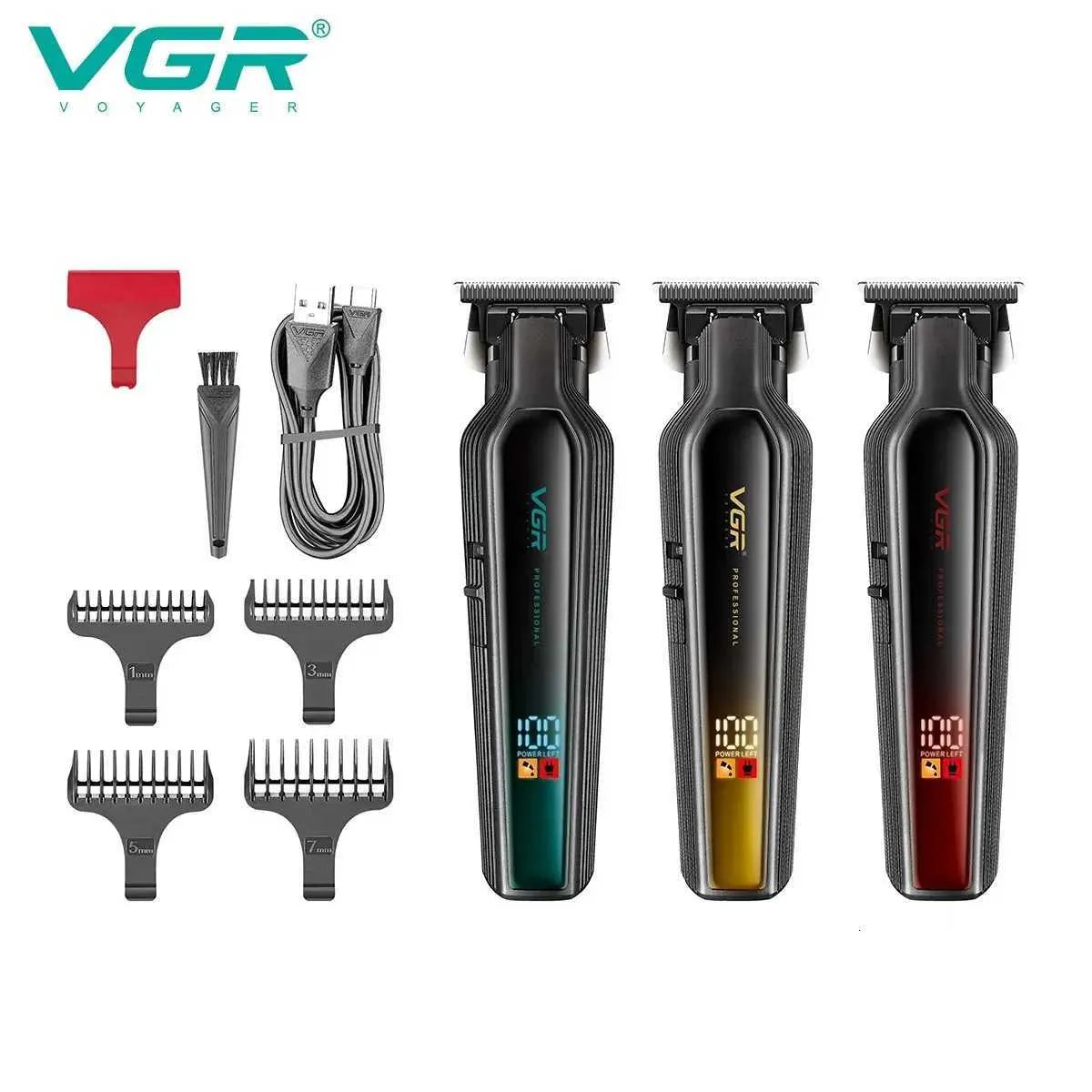 VGR V-930 Trimmer Profesional pentru Par Barbier Lama Ceramica 0.1-2.0mm - detaliu produs