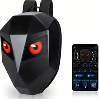 Ghiozdan moto Led, impermeabil, compartiment laptop 15.6, extensie pentru casca - imagine 4